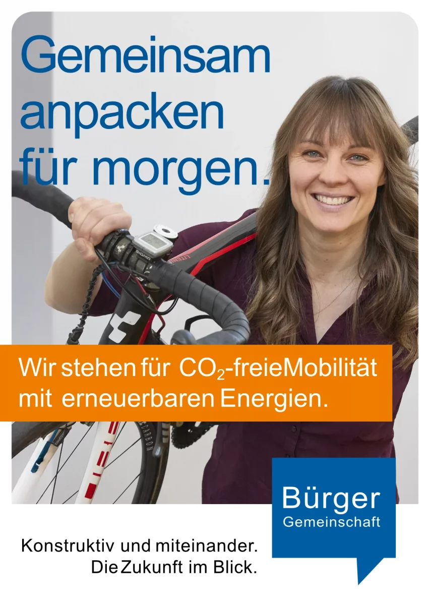 Plakat Gemeinsam anpacken für morgen